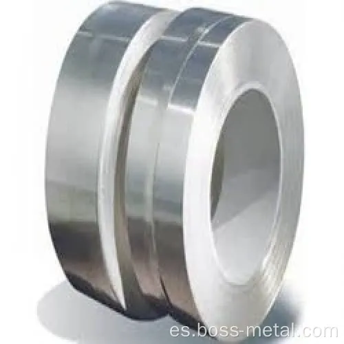 Din aleación de titanio tira de metal de acero de acero